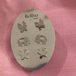 Britho 3 pair post earrings (Z)